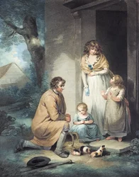 Guinea Pigs, Engraved by Thomas Gaugain, Pub. by T. Philipe, 1796